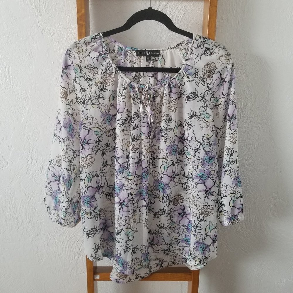 Peasant Top with Puffy Sleeves